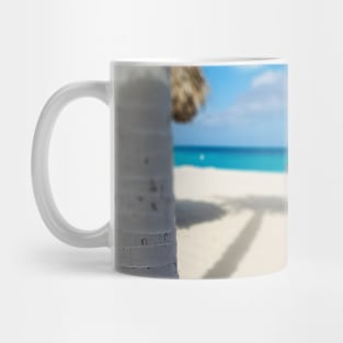 Paradise Palm Beach Aruba Photo Mug